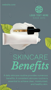 Skincare Benefits Organic TikTok video Image Preview