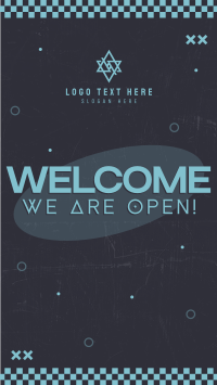 Neon Welcome Instagram reel Image Preview
