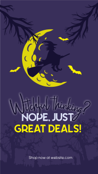 Witchful Great Deals Instagram Story Design