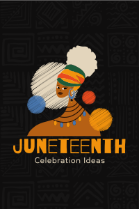 Celebrating Juneteenth Pinterest Pin Image Preview