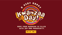 Kwanzaa Fest Facebook Event Cover Design