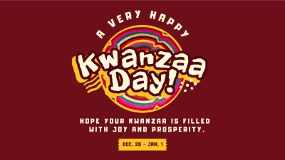 Kwanzaa Fest Facebook event cover Image Preview