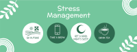 Stress Management Tips Facebook Cover Design
