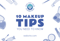 101 Makeup Tips Pinterest Cover Design