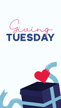Giving Tuesday Donation Box YouTube short Image Preview