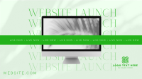 Minimalist Website Launch Animation Design