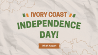 Côte d’Ivoire Independence Day Video Image Preview