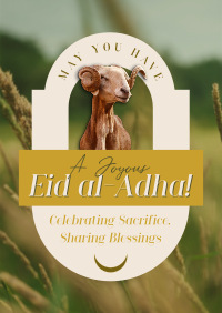 Greater Eid Ram Greeting Poster Design