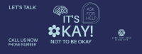 Let's Talk Mental Health Facebook cover Image Preview