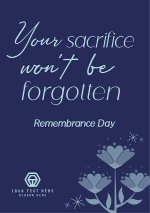 Unity in Remembering Flyer Image Preview