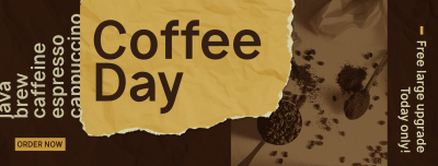 International Coffee Day Facebook cover Image Preview