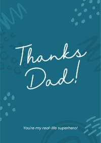 Thanks Dad Script Poster Image Preview