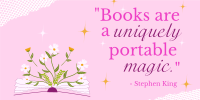 Book Magic Quote Twitter post Image Preview