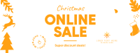 Christmas Online Sale Facebook cover Image Preview