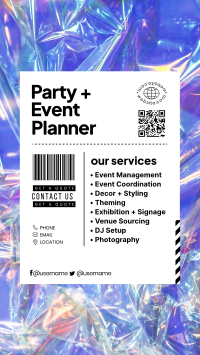 Fun Party Planner Instagram Story Design