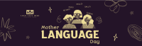 Mother Language Celebration Twitter header (cover) Image Preview