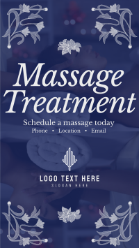 Art Nouveau Massage Treatment Video Image Preview