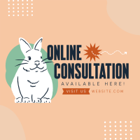 Online Consult for Pets Instagram post Image Preview