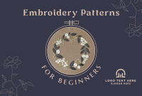 Custom Made Embroidery Pinterest board cover Image Preview