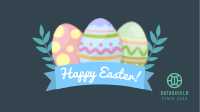 Colorful Easter Egg Banner Facebook Event Cover Image Preview