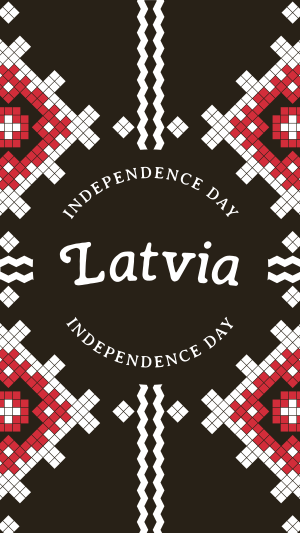 Traditional Latvia Independence Instagram story Image Preview