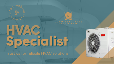 HVAC Specialist Facebook event cover Image Preview