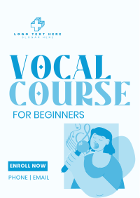 Vocal Course Flyer Image Preview