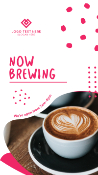 Coffee Shop Opening Facebook Story Design