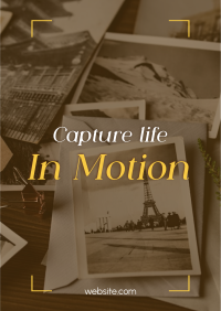 Capture Life in Motion Flyer Design