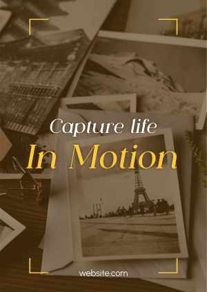 Capture Life in Motion Flyer Image Preview