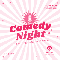 Comedy Night Instagram post Image Preview