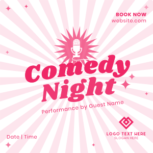 Comedy Night Instagram post Image Preview