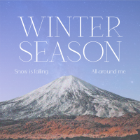 Winter Season Instagram post Image Preview