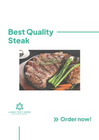 Steak Order Flyer Image Preview