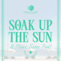 Summer Fun Greeting Instagram Post Preview
