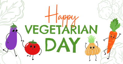 Veggie Party Fun! Facebook ad Image Preview