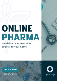 Online Pharma Business Medical Flyer Design