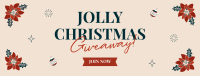 Jolly Christmas Giveaway Facebook cover Image Preview