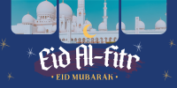 Modern Eid Al Fitr Twitter post Image Preview