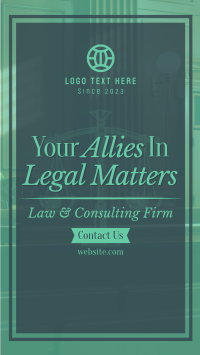 Law Consulting Firm Facebook story Image Preview