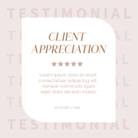 Testimonial  Backround Linkedin Post Image Preview