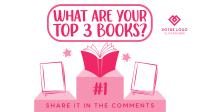 Your Top 3 Books Facebook Event Cover Image Preview