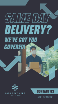 Courier Delivery Services TikTok video Image Preview