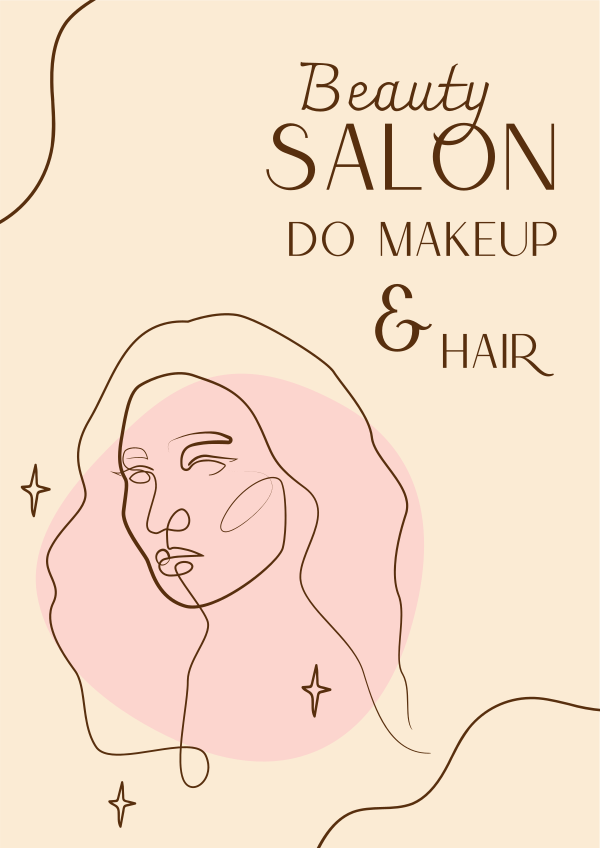 Beauty Salon Branding Flyer Design Image Preview