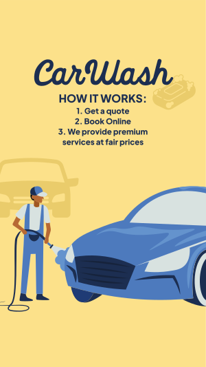 Easy Carwash Booking Facebook story Image Preview