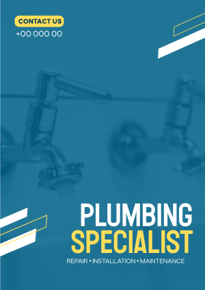 Plumbing Specialist Poster Image Preview