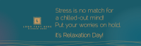 Wavy Relaxation Day Twitter Header Design