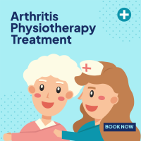 Elderly Physiotherapy Treatment Instagram Post Design