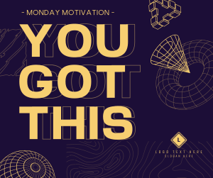 Geometric Monday Motivation Facebook post Image Preview