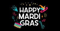 Mardi Gras Festival Facebook ad Image Preview